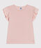 Camiseta de algodón para niña rosa SALINE