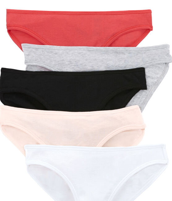 Semanal de cinco braguitas para mujer blanco LOT