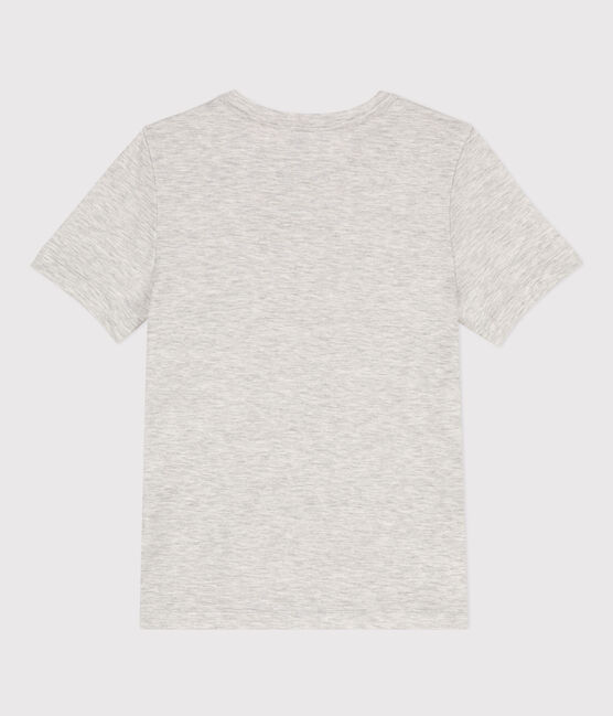 Camiseta L'ICONIQUE abrigada para mujer gris BELUGA CHINE