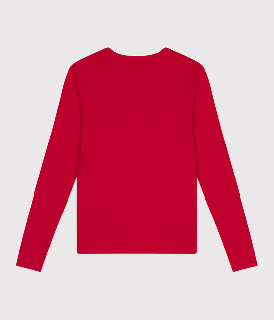 Camiseta L'ICONIQUE de algodón con cuello redondo para mujer rojo CORRIDA