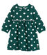 Vestido de manga larga y lunares para bebé niña