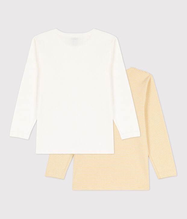 Juego de 2 camisetas de algod&oacute;n de manga larga para ni&ntilde;o multicolor