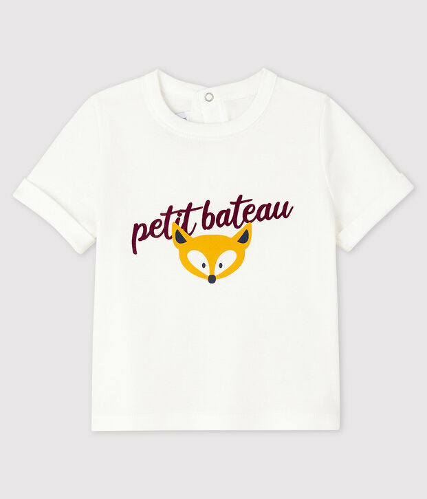Camiseta para beb&eacute; ni&ntilde;o blanco