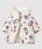 Chaqueta alcolchada para bebé niña blanco MARSHMALLOW/blanco MULTICO
