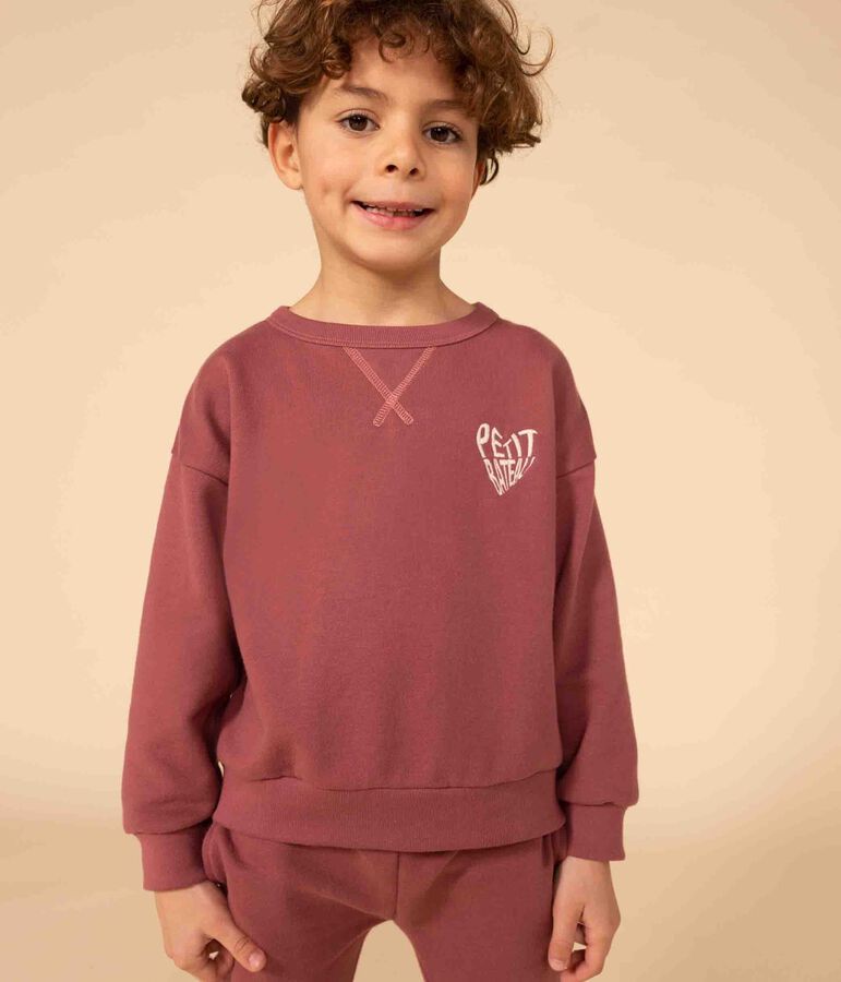 Sudadera de mulet&oacute;n marron
