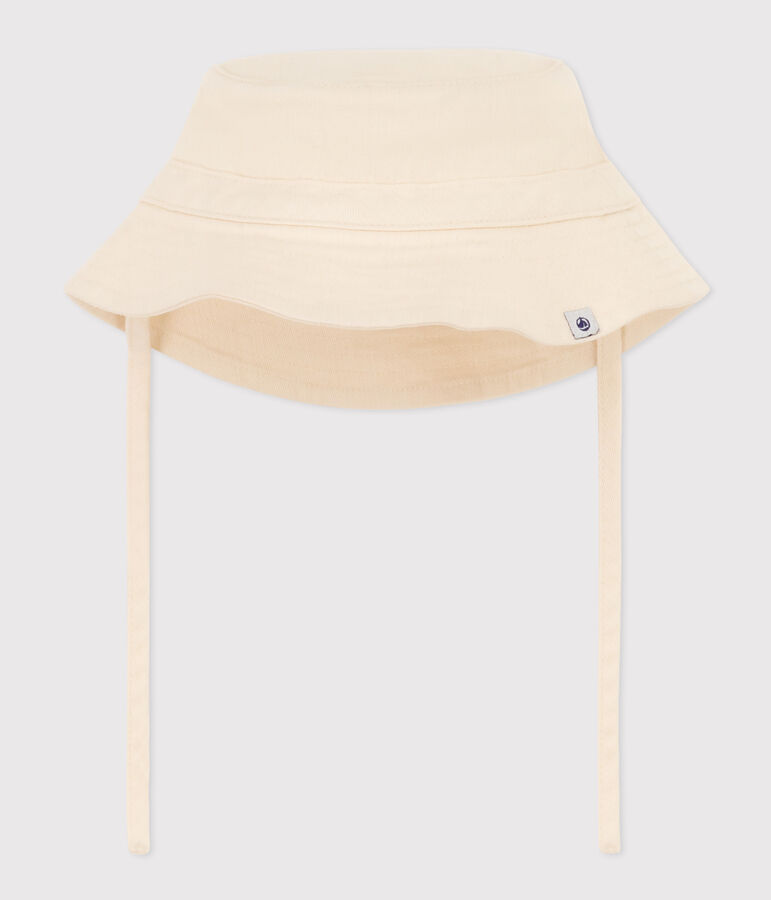 Gorro vaquero liso para beb&eacute; crudo AVALANCHE