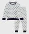 Pijama infantil de terciopelo con estampado de estrellas BELUGA/ ADRIATIC