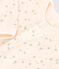 Pelele de algodón con estampado de estrellitas para bebé blanco AVALANCHE/ MULTICO