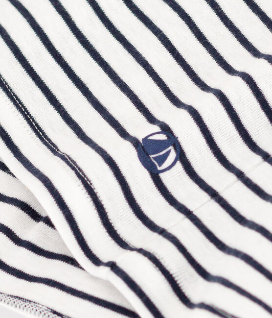 Camiseta sin mangas L'Iconique de algodón a rayas para mujer blanco MARSHMALLOW/azul SMOKING
