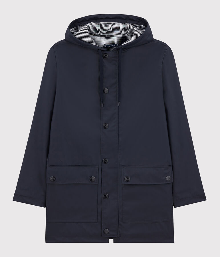 Impermeable emblem&aacute;tico unisex azul