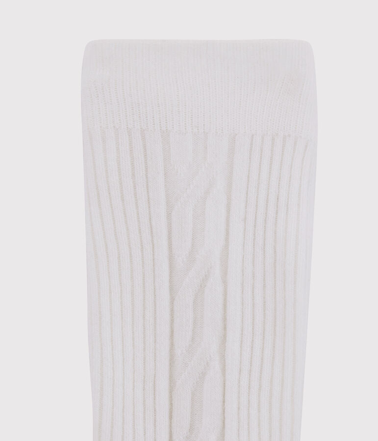 Pantis c&aacute;lidos infantiles para ni&ntilde;a blanco