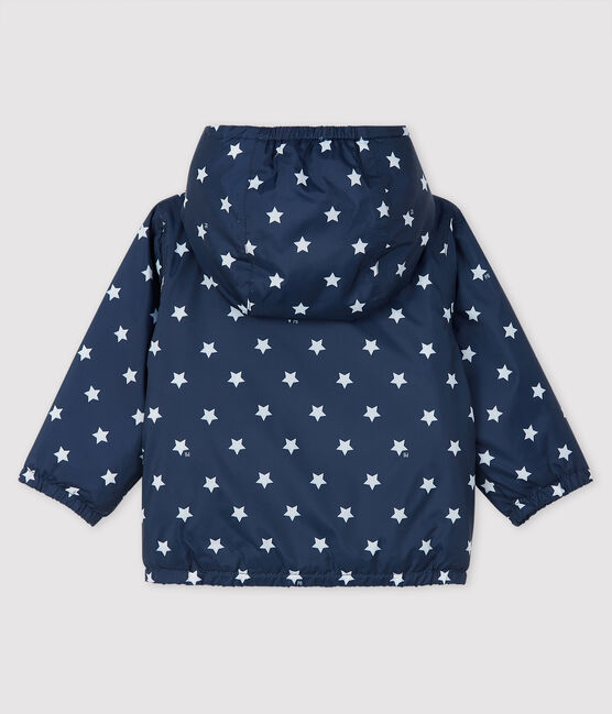 Chaqueta estampada para bebé niña/niño azul SMOKING/blanco MARSHMALLOW