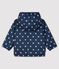 Chaqueta estampada para bebé niña/niño azul SMOKING/blanco MARSHMALLOW