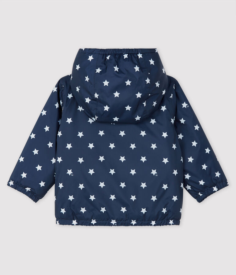 Chaqueta estampada para beb&eacute; ni&ntilde;a/ni&ntilde;o azul/blanco