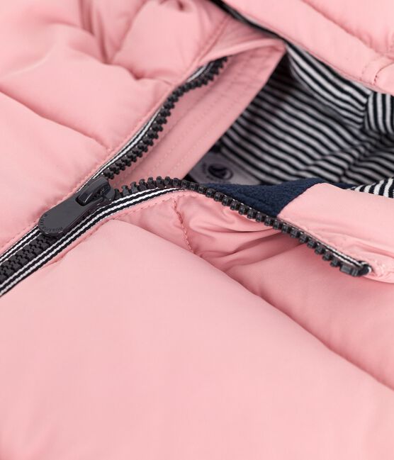 Plumífero infantil liso rosa CHARME