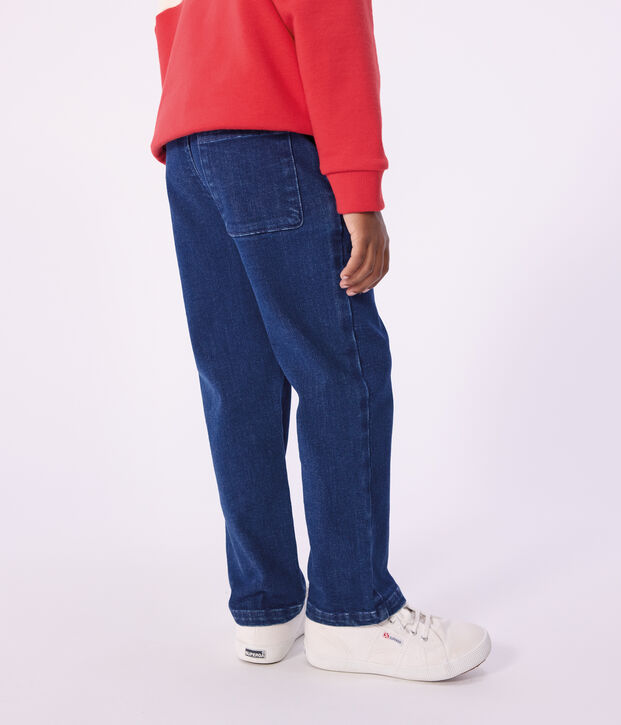 Pantal&oacute;n denim infantil azul