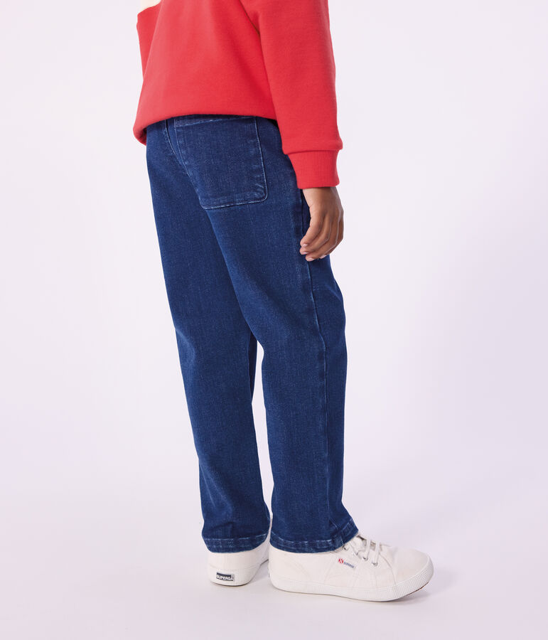 Pantal&oacute;n denim infantil azul