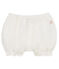 Braguitas bloomer de lino para bebé niña blanco MARSHMALLOW