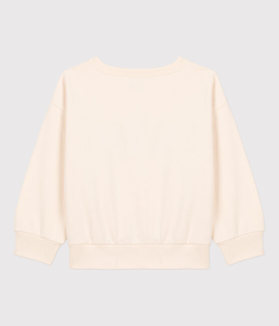 Sudadera estampada de muletón de niña / niño crudo AVALANCHE