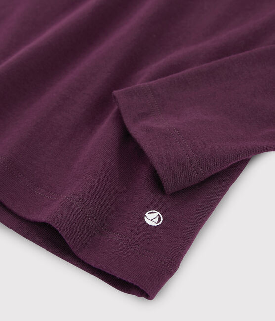 Prenda de cuello de cisne de algodón de niña/niño violeta CEPAGE