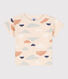 Camiseta estampada de manga corta de punto para bebé