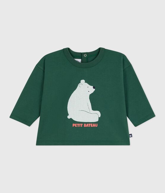 Camiseta de algodón de manga larga con estampado de gato para bebé WILLOW