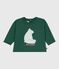 Camiseta de algodón de manga larga con estampado de gato para bebé WILLOW