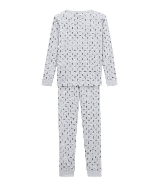 Pijama para niño gris POUSSIERE/azul MEDIEVAL