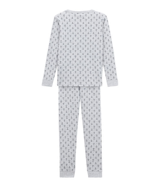 Pijama para niño gris POUSSIERE/azul MEDIEVAL