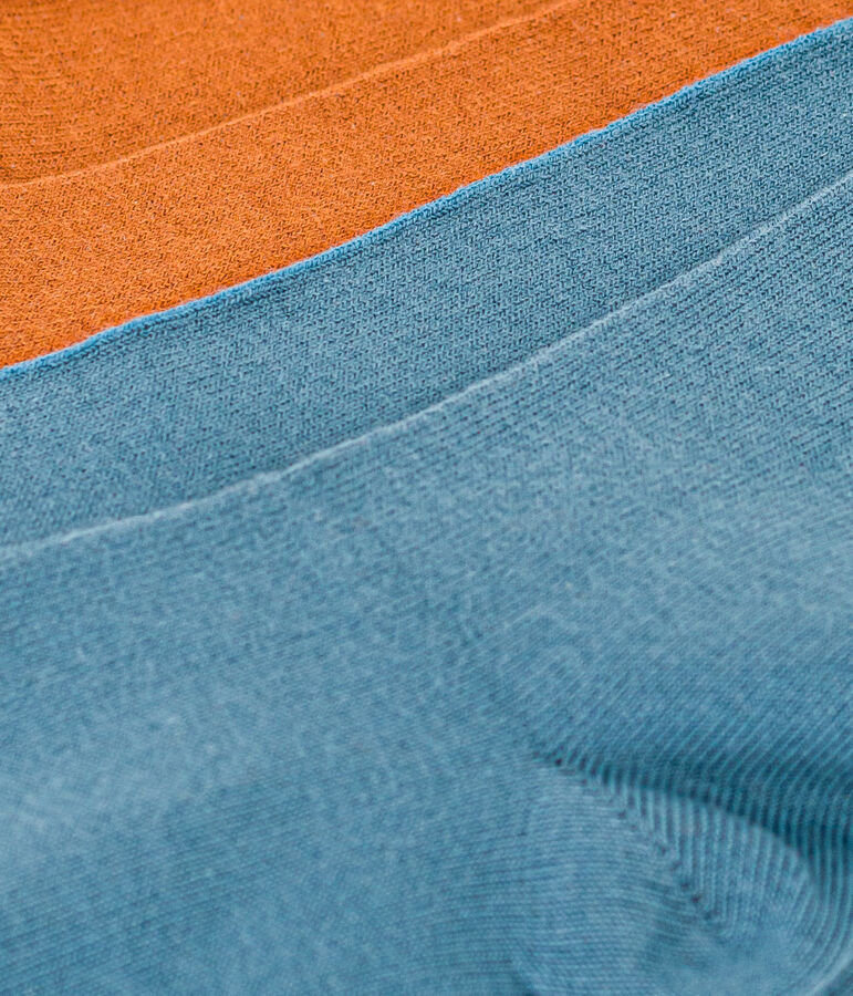 Juego de 2 pares de leotardos de ni&ntilde;a de algod&oacute;n multicolor