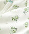 Pelele corto de lino y algodón con estampado vegetal para bebé blanco MARSHMALLOW/blanco MULTICO