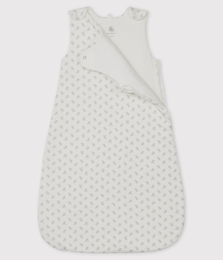 Saco de punto para beb&eacute; blanco/multicolor