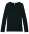 Camiseta de manga larga icónica de mujer negro NOIR