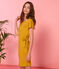Vestido manga corta para mujer verde BAMBOO