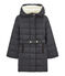 Doudoune para niña con capucha gris CAPECOD