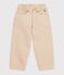 Pantal&oacute;n denim infantil con 5 bolsillos beige