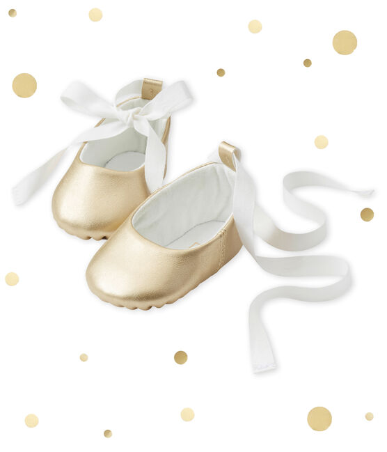 Polémico muñeca Indirecto Zapatillas de bailarina para bebe niña DORE BRILLANT | Petit Bateau