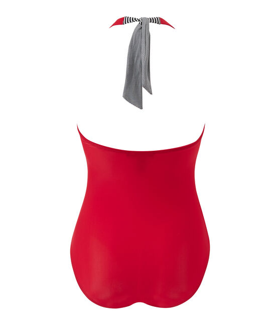 Bañador de 1 pieza para mujer rojo TERKUIT