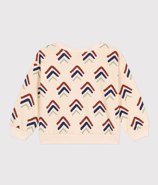 Sudadera estampada de muletón para niño blanco AVALANCHE/ MULTICO