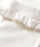 Leggings de algodón de bebé. blanco MARSHMALLOW/gris ARGENT