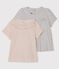 Juego de 2 camisetas para bebé niña variante 2
