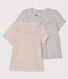 Juego de 2 camisetas para bebé niña