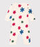 Pijama sin pies de algodón happy family para bebé blanco AVALANCHE/ MULTICO