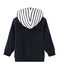 Sudadera con cremallera reversible para niño azul SMOKING