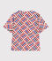 Camiseta de algodón LE COZY para mujer blanco AVALANCHE+STOP/ MULTICO