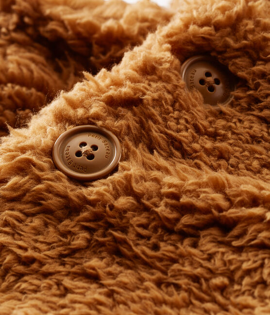 Abrigo de sherpa para bebé niña marron BRINDILLE