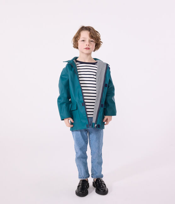 Chubasquero emblemático para niño verde DRAGONFLY