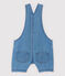 Peto corto vaquero claro de bebé niña azul DENIM CLAIR