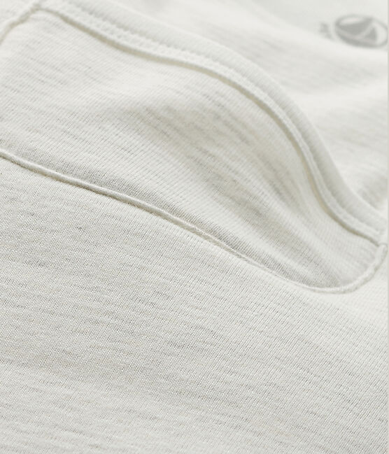 Saco con mangas para bebé beige MONTELIMAR/blanco LAIT