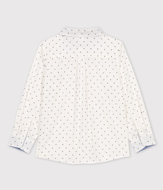 Camisa estampada de niño beige COQUILLE/gris MAKI